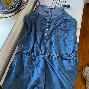 Teroso Blue Denim Jumpsuit